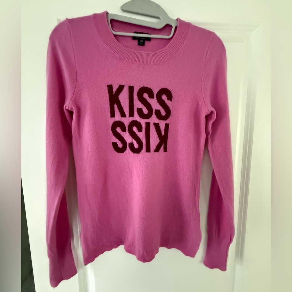 J. Crew Pink XS Cashmere Sweater